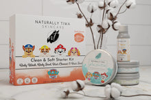 Charger l&#39;image dans la galerie, naturally tribal skincare - paw patrol - clean and soft starter set
