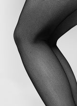 Lade das Bild in den Galerie-Viewer, Swedish Stockings - Elvira Netz - Strumpfhose - schwarz
