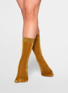 Swedish Stockings - Ines Shimmery - Socken - gold silber