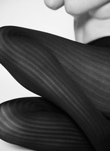 Lade das Bild in den Galerie-Viewer, Swedish Stockings - Alma Rib 70 DEN - Strumpfhose - schwarz
