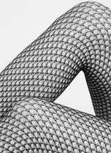 Lade das Bild in den Galerie-Viewer, Swedish Stockings - Vera Netz  - Strumpfhose - schwarz
