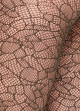 Lade das Bild in den Galerie-Viewer, Swedish Stockings - Edith Lace - Netz Strumpfhose - kaki
