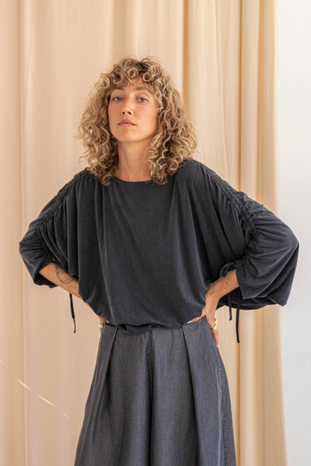 Cossac - Batwing Blouse - Bluse - Schwarz