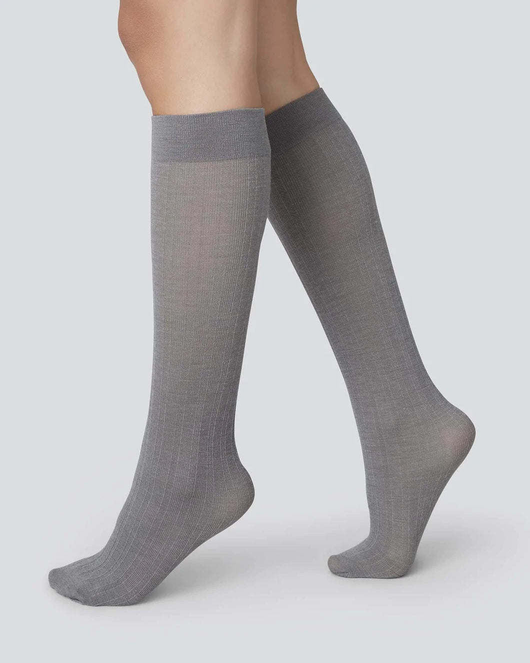 Swedish Stockings - Freja Wool - Socken - grau