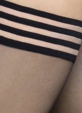 Lade das Bild in den Galerie-Viewer, Swedish Stockings - Mira 20 Denier - Overknee Strumpfhose - schwarz
